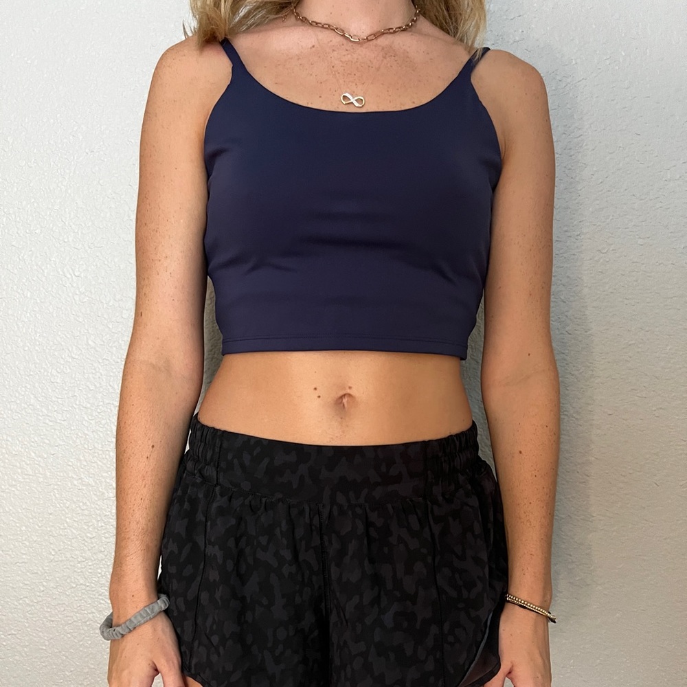 Blue tank top//HALARA// size M